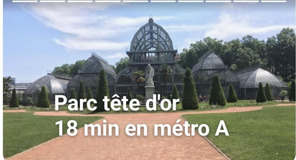 Medipole T2 Avec Un Garage Gratuit Sur Place, 16Min A Centre Ville Lyon En Metro A Villeurbanne Bagian luar foto